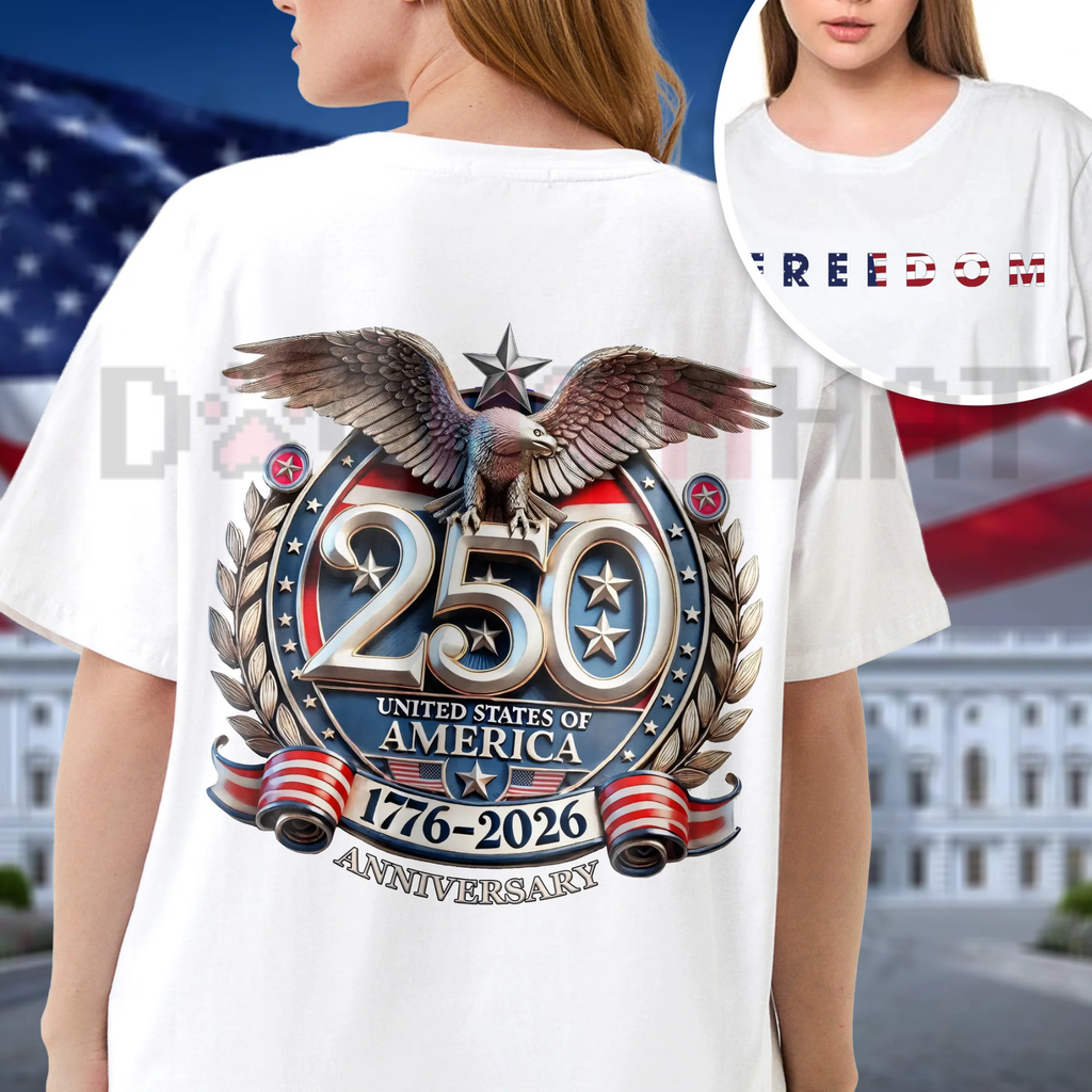 USA 250th Anniversary "Semi-Quincentennial" Freedom T-Shirt